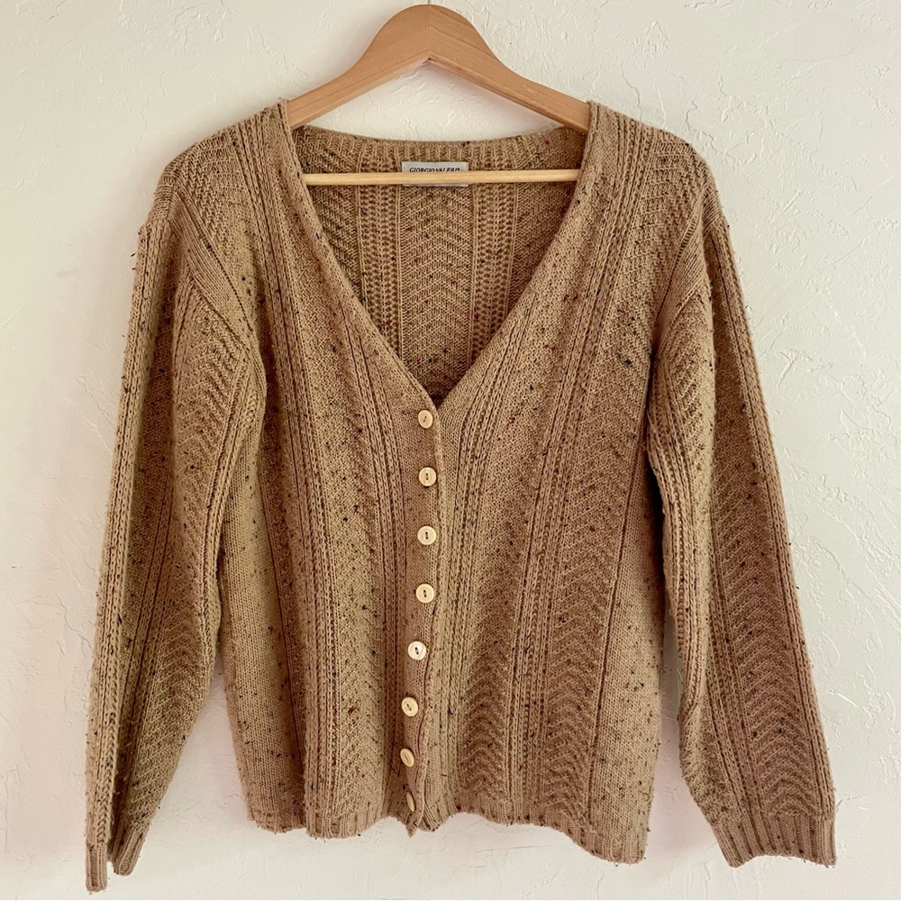 Vintage Chunky Knit Cardigan